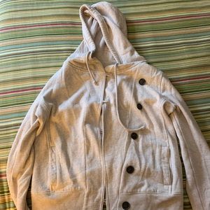 Hollister button up hooded jacket